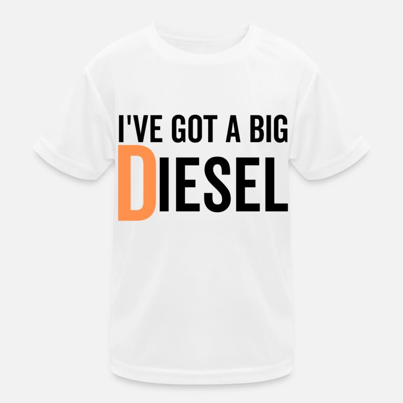 Ich habe einen großen Diesel Kinder Funktions-T-Shirt