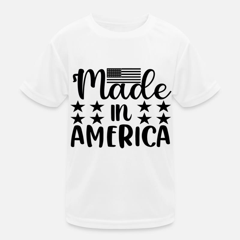 Made In America Kinder Funktions-T-Shirt