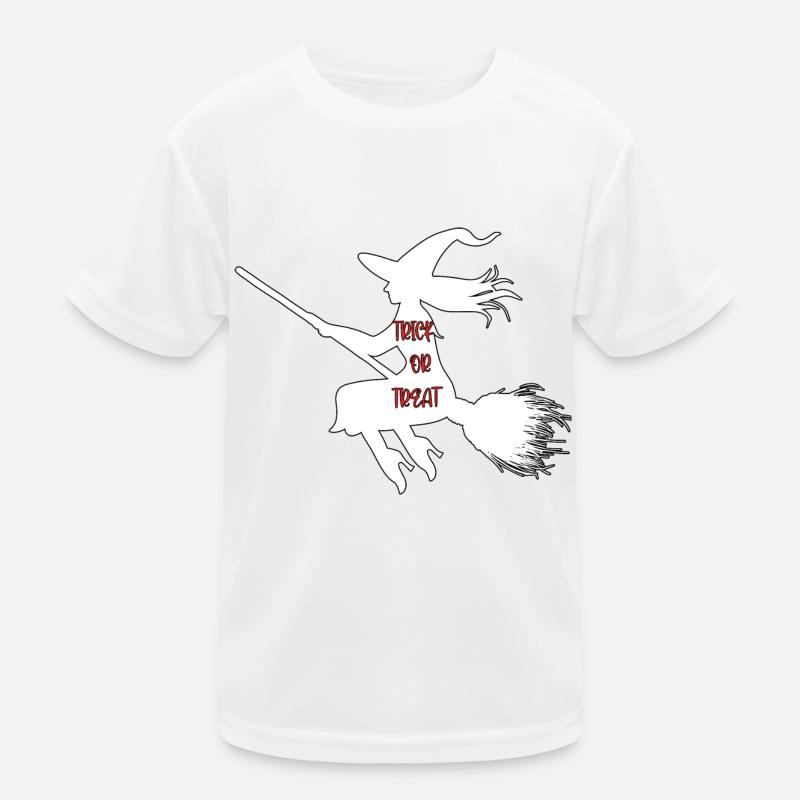 Tromper ou traiter sorcière T-shirt sport Enfant