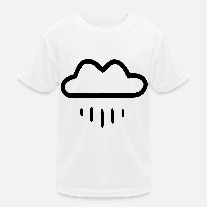 Einfache Regenwolke Kinder Funktions-T-Shirt