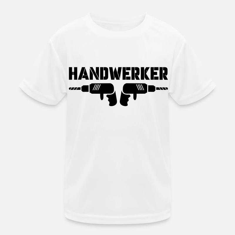 handwerker Kinder Funktions-T-Shirt