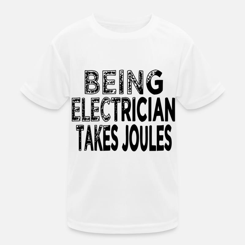 Socket Profession Electrical Engineering Cameraman Kids Functional T-Shirt