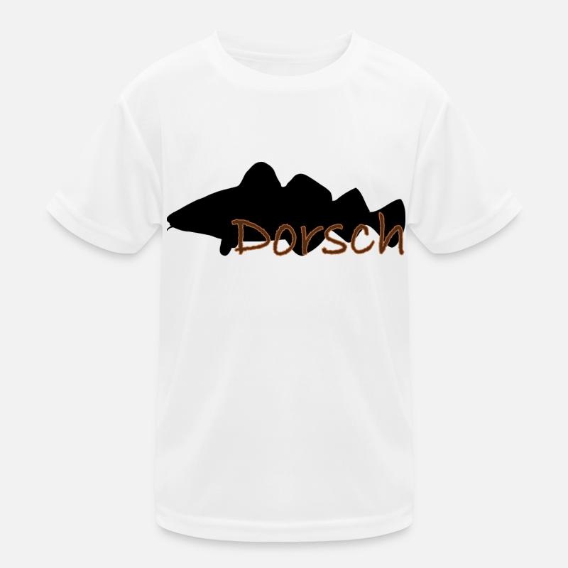 Dorsch schwarz Kinder Funktions-T-Shirt