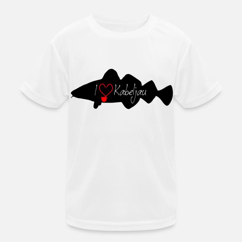 i Love cod black Kids Functional T-Shirt