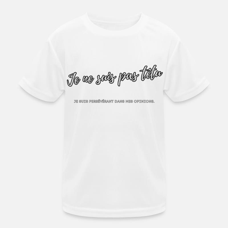 I'm not stubborn Kids Functional T-Shirt