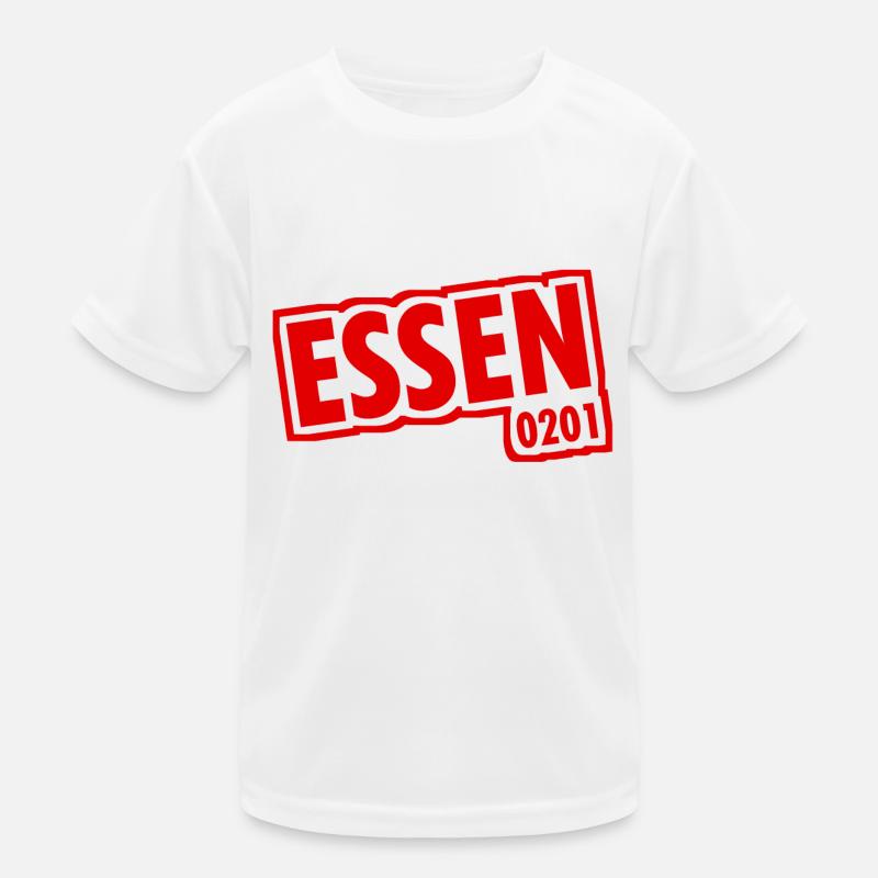 Essen - 0201 - Area Code - Slogan Kids Functional T-Shirt
