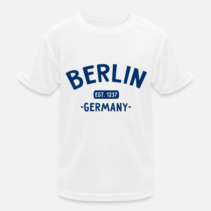 Berlin - Est. 1237 - Germany - Berliner Bär Kinder Funktions-T-Shirt
