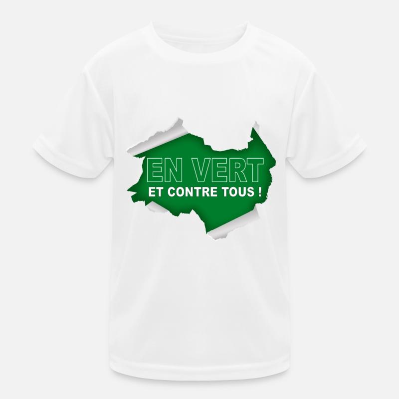 En vert et contre tous ! T-shirt sport Enfant