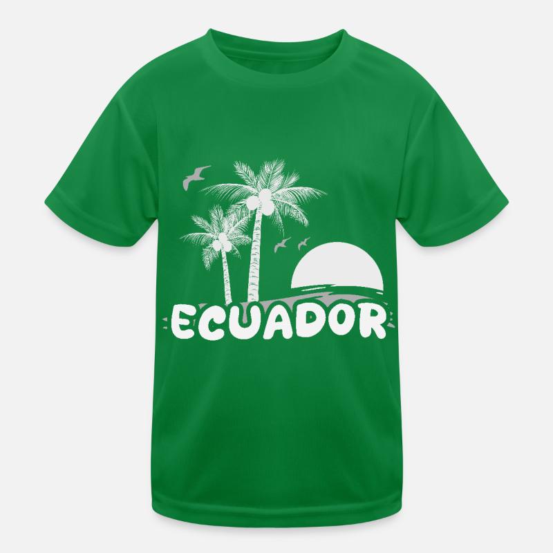 Ecuador Beach Kids Functional T-Shirt