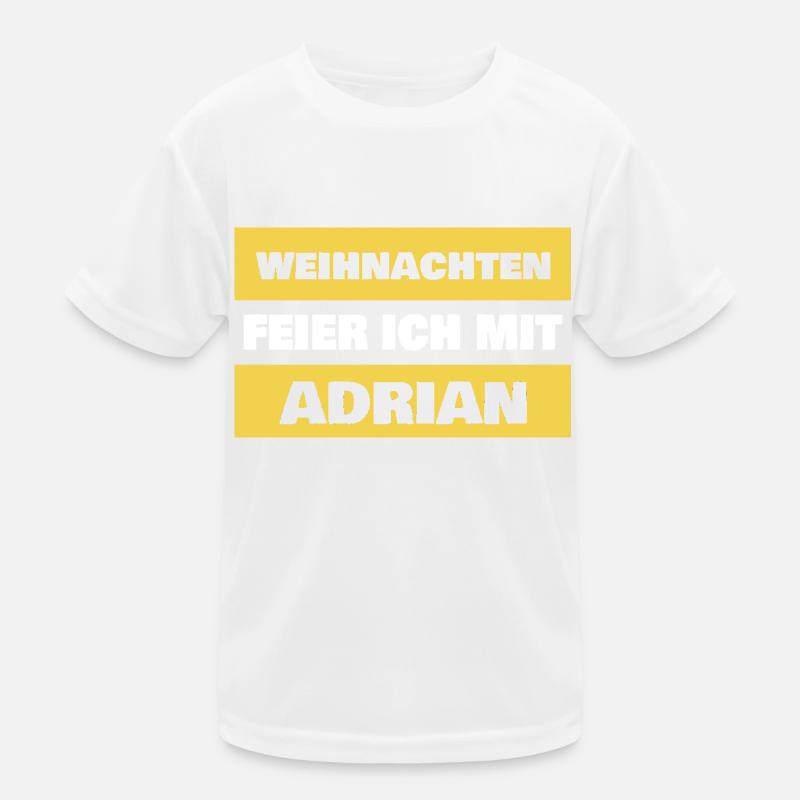 First name Adrian Kids Functional T-Shirt