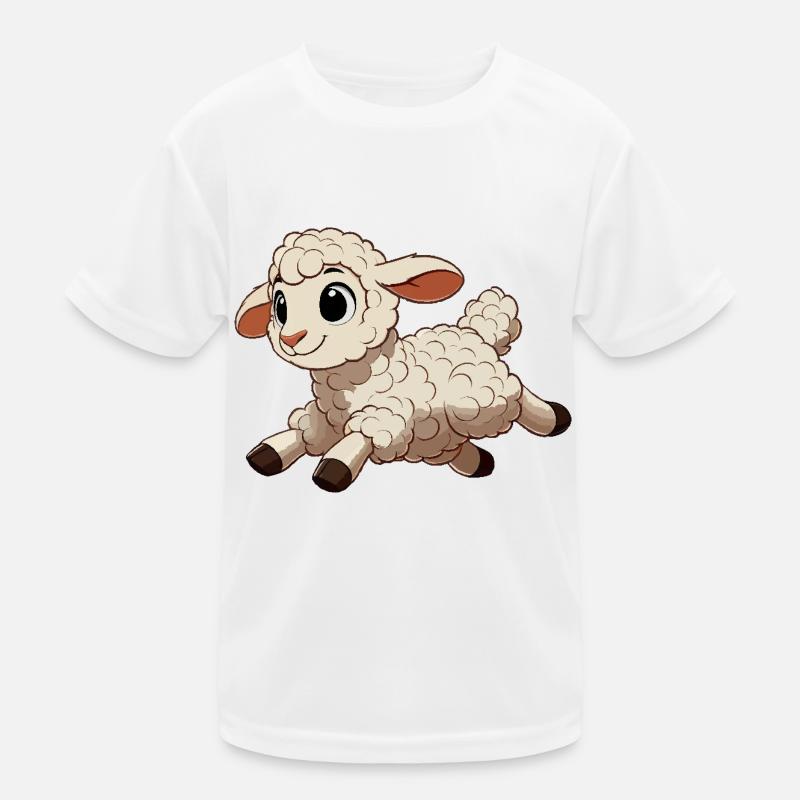 Lamb skips Kids Functional T-Shirt