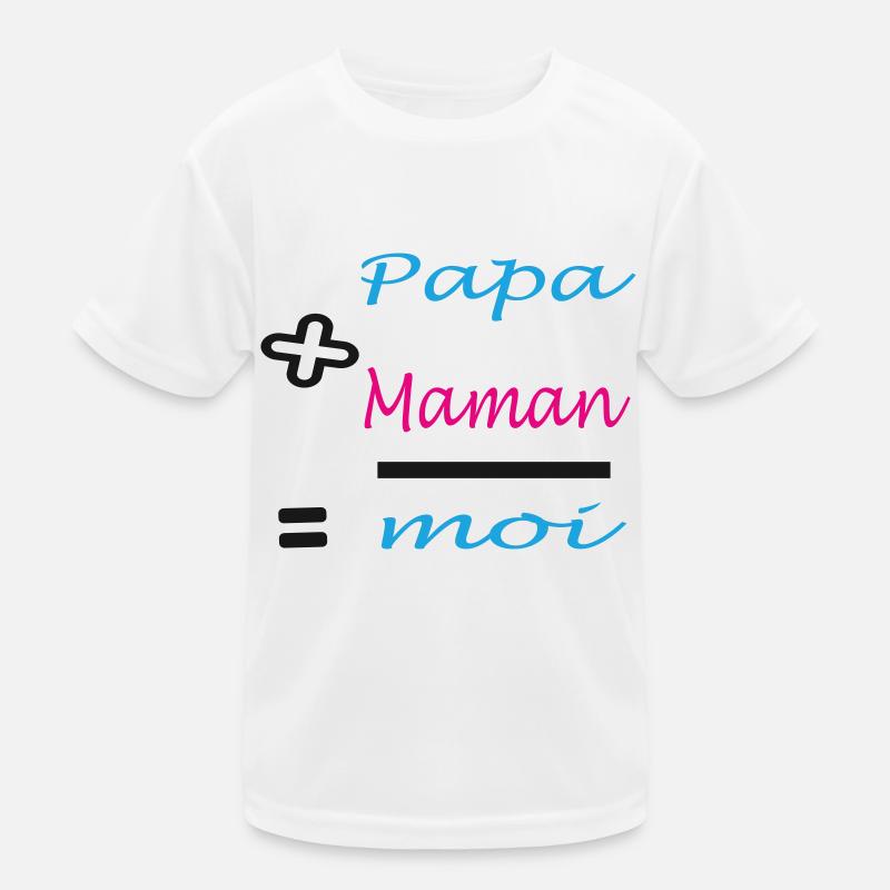 Papa plus Mama Kinder Funktions-T-Shirt