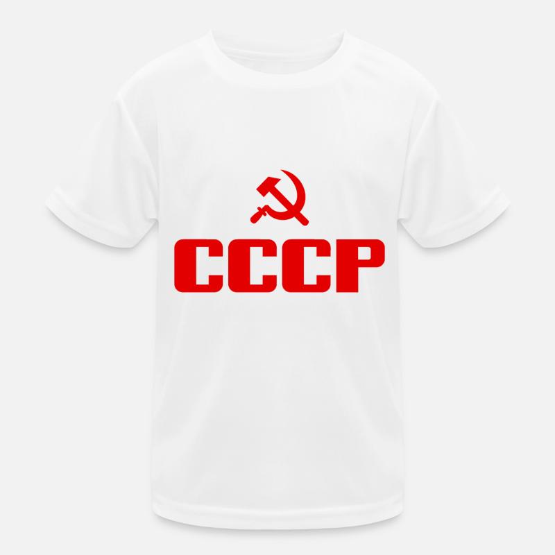 Soviet - Hammer and Sickle Soviet Union - Communist Kids Functional T-Shirt