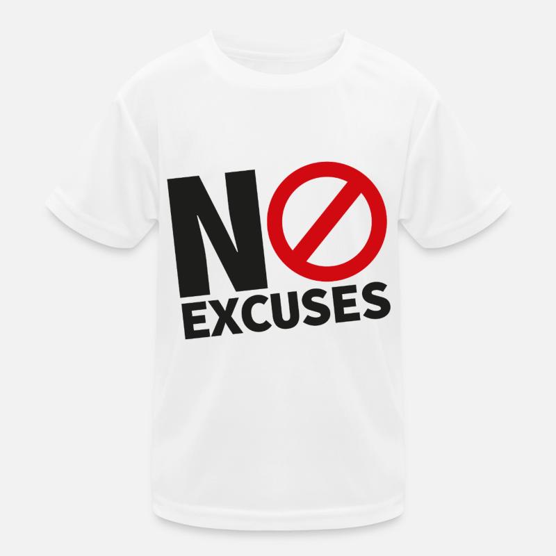 PAS D’EXCUSES noir T-shirt sport Enfant