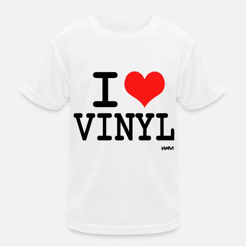 vinyl - Kids Functional T-Shirt - white