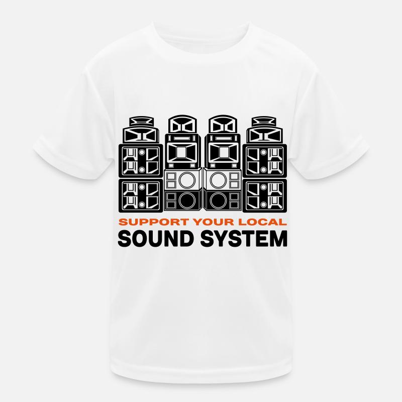 support sound system Kids Functional T-Shirt