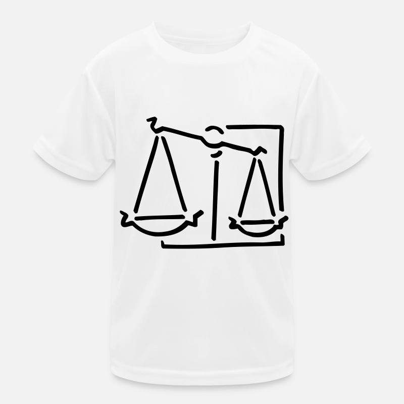 Sternzeichen waage Kinder Funktions-T-Shirt