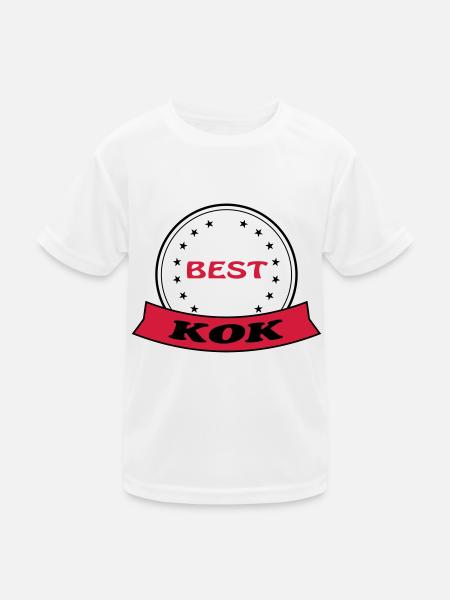 Best kok - Kids Functional T-Shirt - white