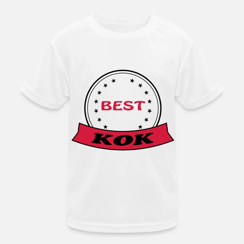 Best kok - Kids Functional T-Shirt - white