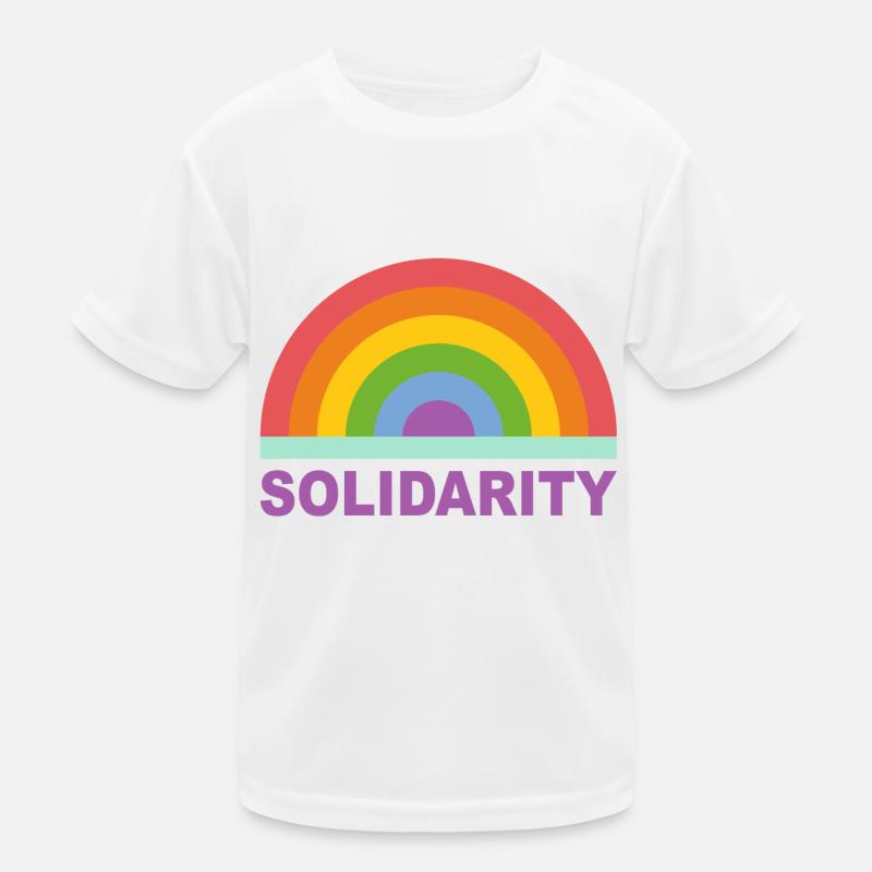 Rainbow solidarity Kids Functional T-Shirt