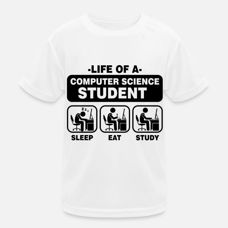 Student Computer Science Programming Gift Nerd Admin Kids Functional T-Shirt