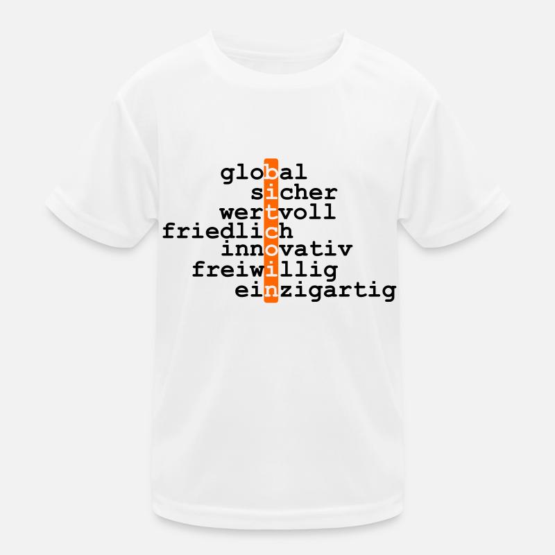 Eigenschaften von Bitcoin Kinder Funktions-T-Shirt