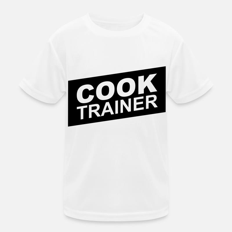 cook trainer - Kids Functional T-Shirt - white