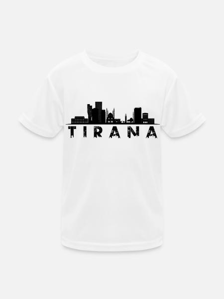 Tirana - Kids Functional T-Shirt - white - Front