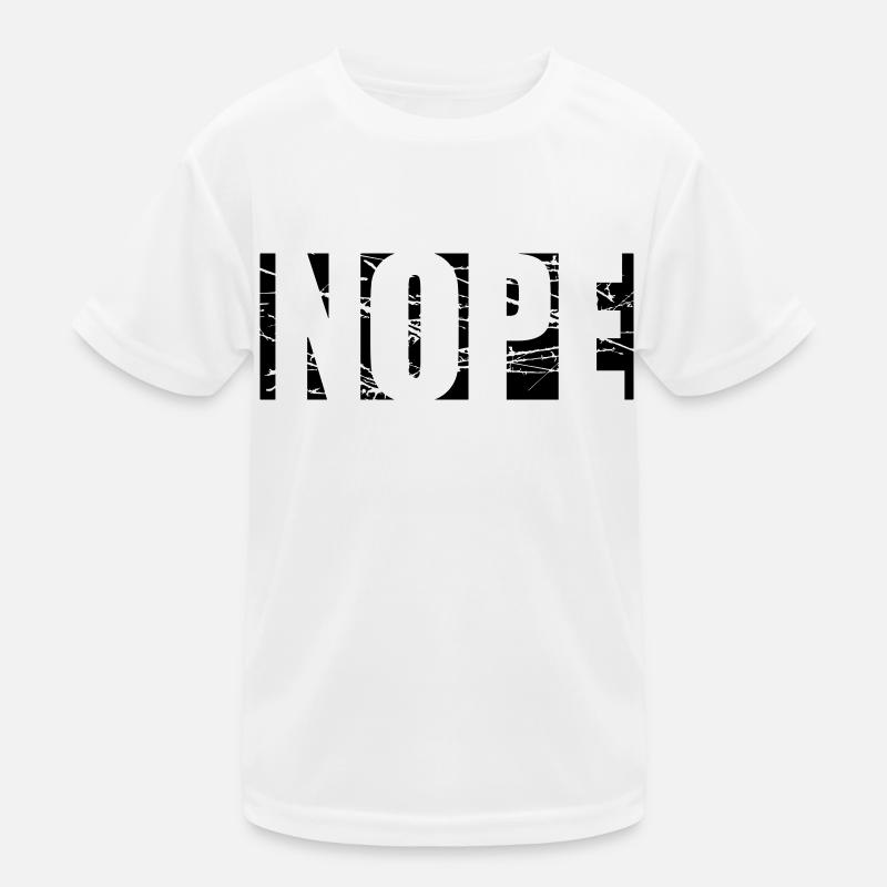 Kratzer Nope Logo Kinder Funktions-T-Shirt