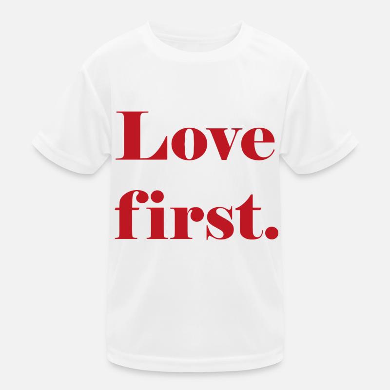 Love first Kinder Funktions-T-Shirt