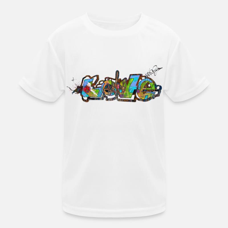 Graffiti-Spray Kinder Funktions-T-Shirt