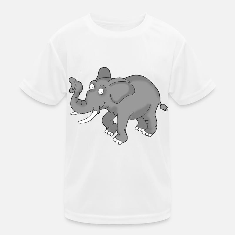 Elefant 1 Kinder Funktions-T-Shirt