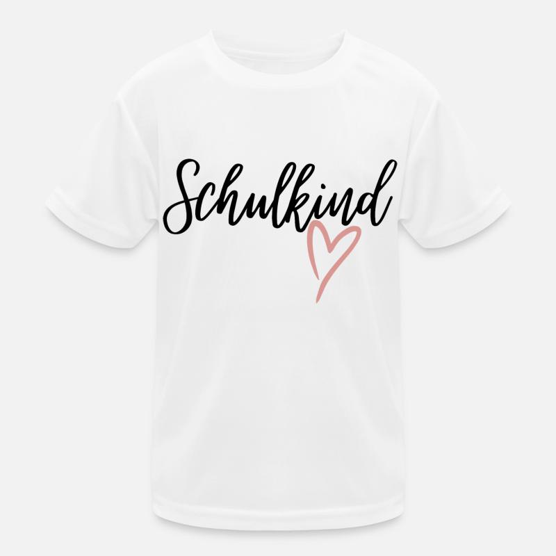 Schulkind Kinder Funktions-T-Shirt