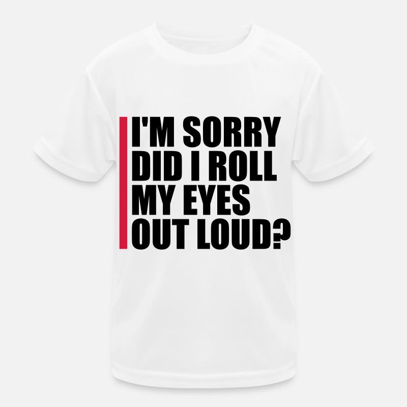 Roll My Eyes Out Kinder Funktions-T-Shirt
