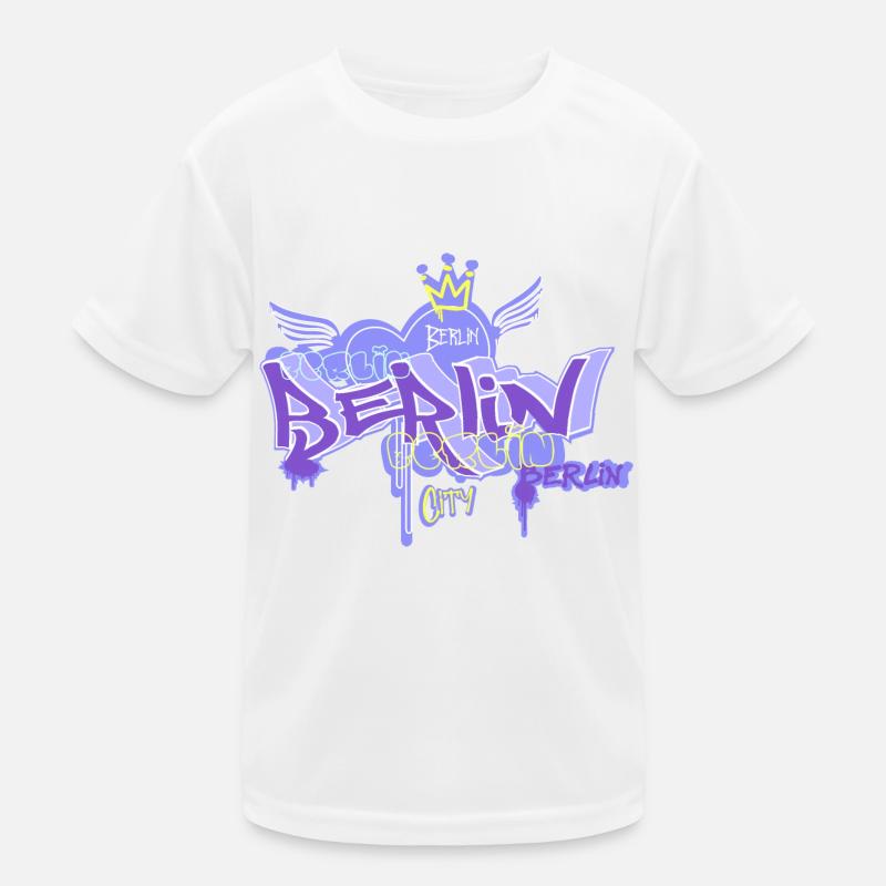 Berlin Graffiti Kinder Funktions-T-Shirt