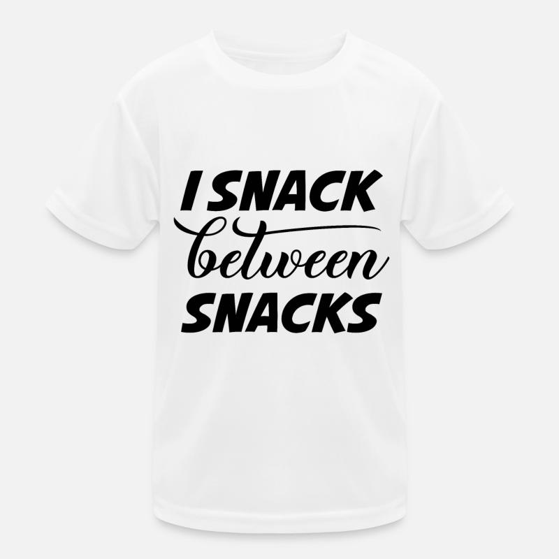 I SNACK BETWEEN SNACKS Kids Functional T-Shirt