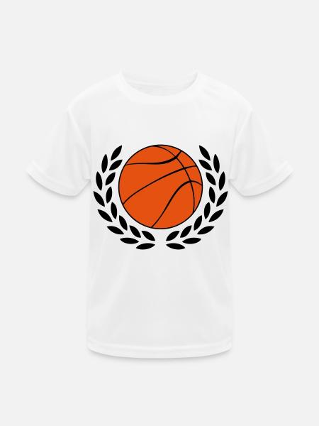 Basketball - Kids Functional T-Shirt - white - Front