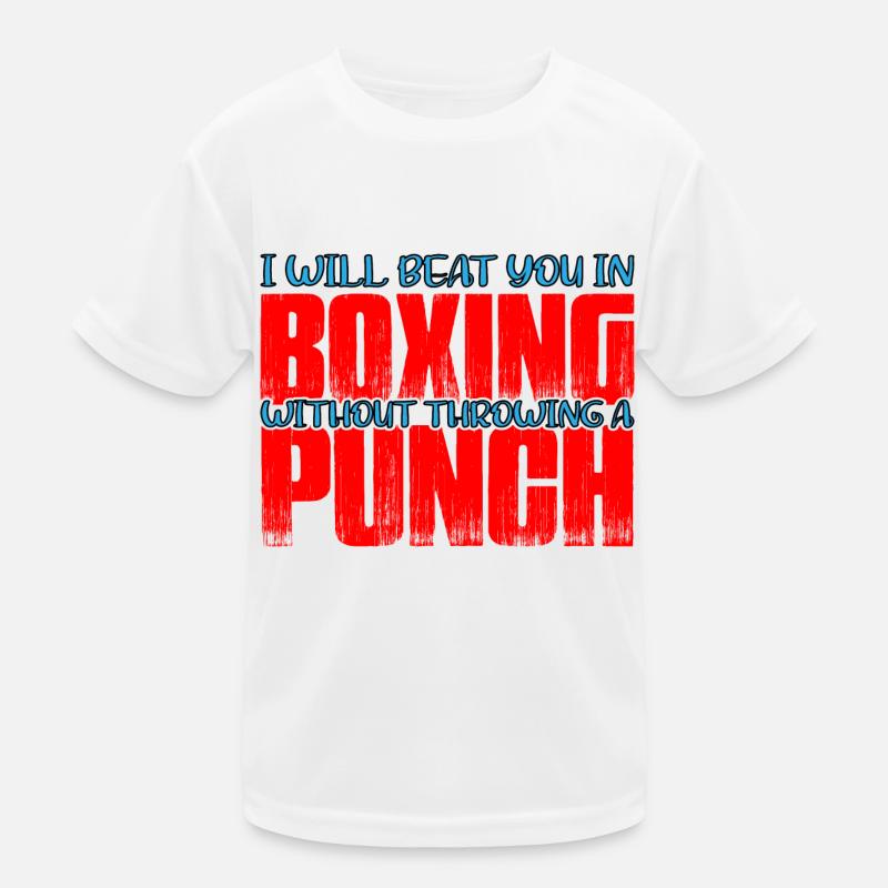 Vous battra en boxe sans lancer un coup de poing 4 T-shirt sport Enfant