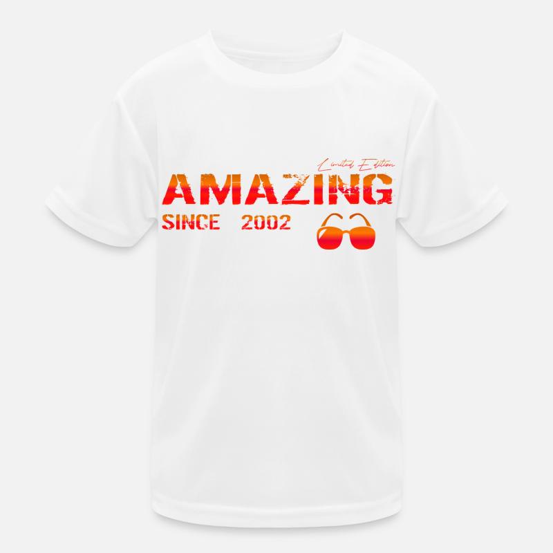 Geweldig sinds 2002 Functioneel T-shirt voor kinderen