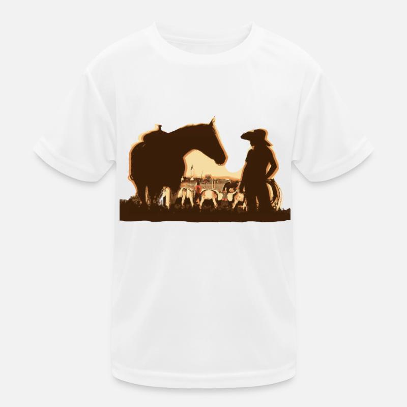 Conception Wester - T-shirt sport Enfant - blanc