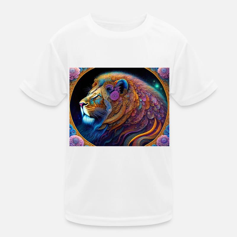 Löwe Kinder Funktions-T-Shirt