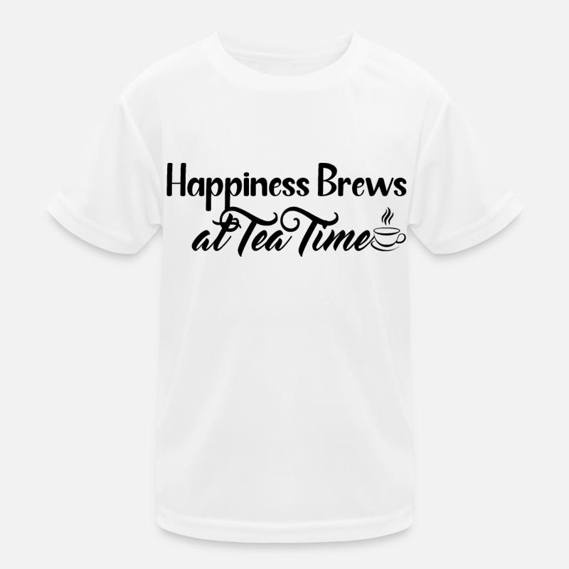 Cooles Tea-Time-Design Kinder Funktions-T-Shirt