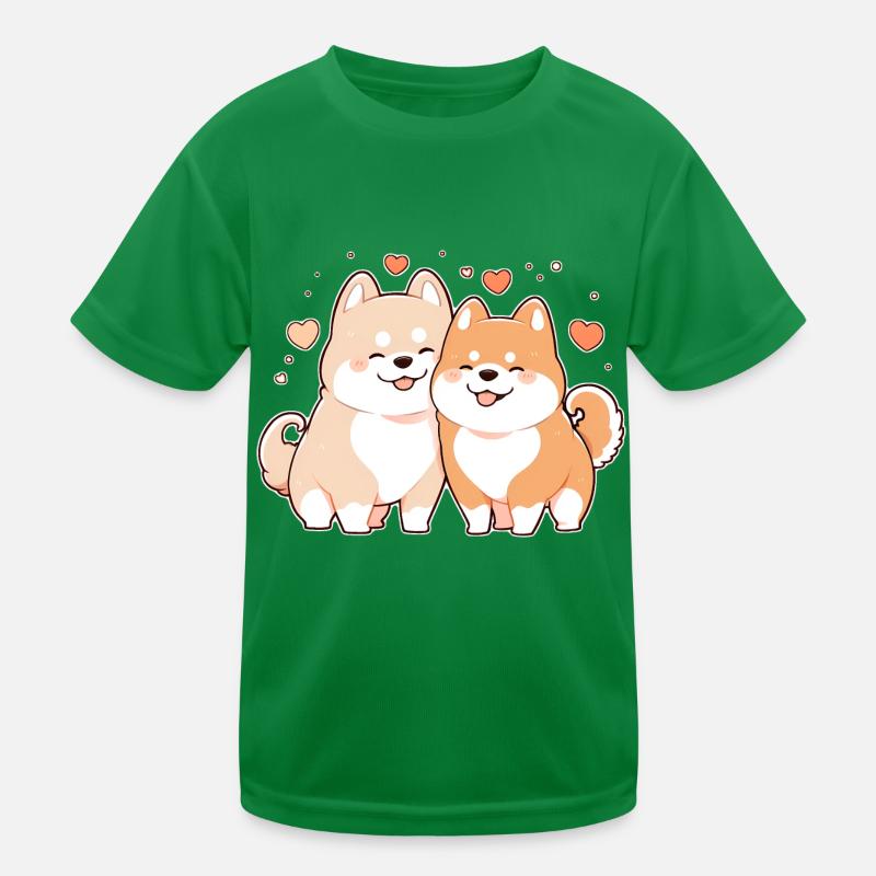 Hunde Liebe Kinder Funktions-T-Shirt