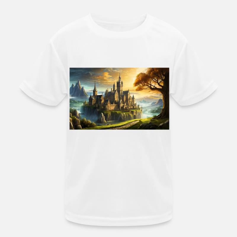 wunderschöne mythische Orte – Avalon Kinder Funktions-T-Shirt