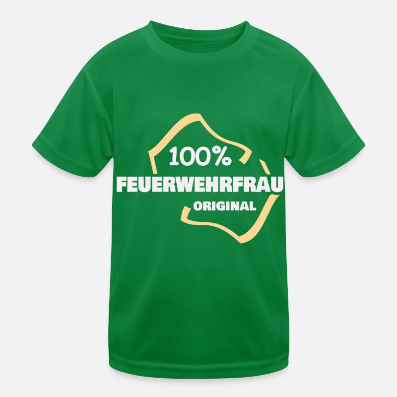 Occupation: Firefighter Kids Functional T-Shirt
