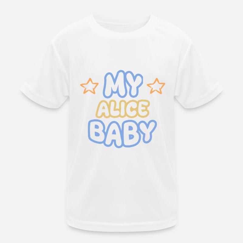 First name Alice Kids Functional T-Shirt