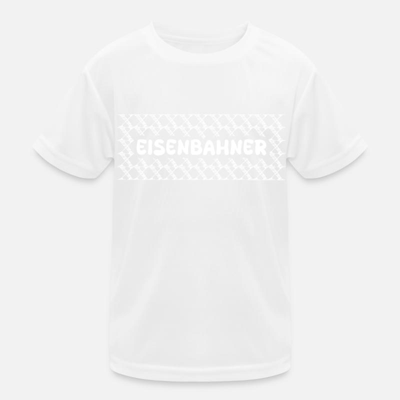 Job Railway Worker Kids Functional T-Shirt