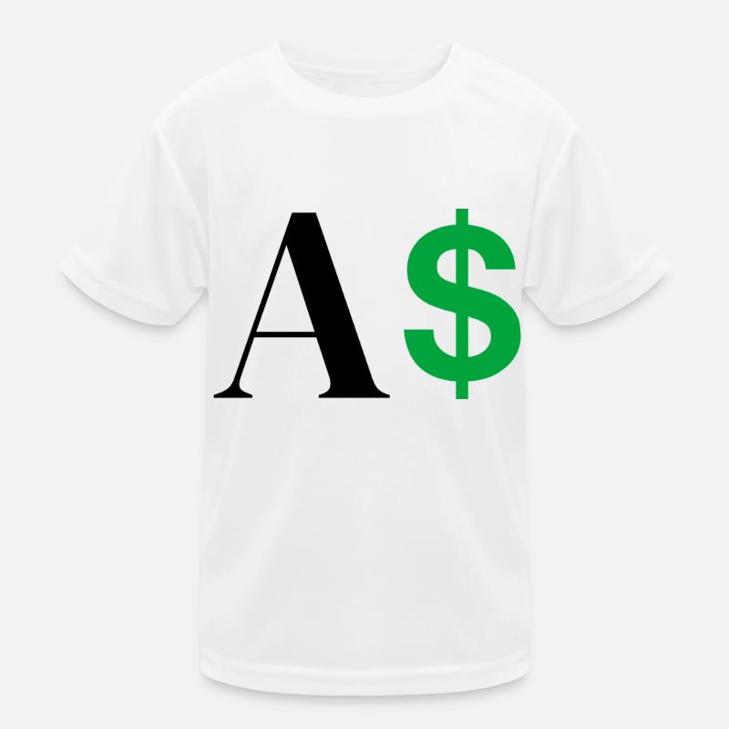 Dollar-Buchstabe Kinder Funktions-T-Shirt