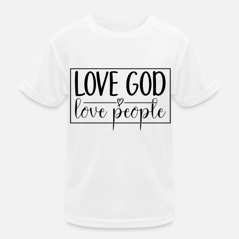 Aimez Dieu - Cher peuple T-shirt sport Enfant