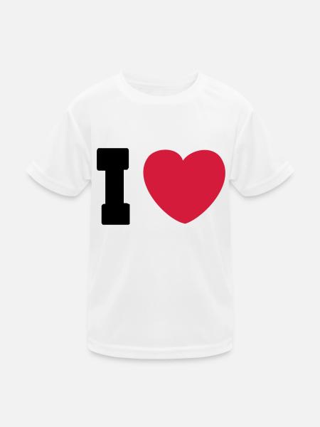 2009_08_23_ilove_78skate_2c - Kids Functional T-Shirt - white - Front